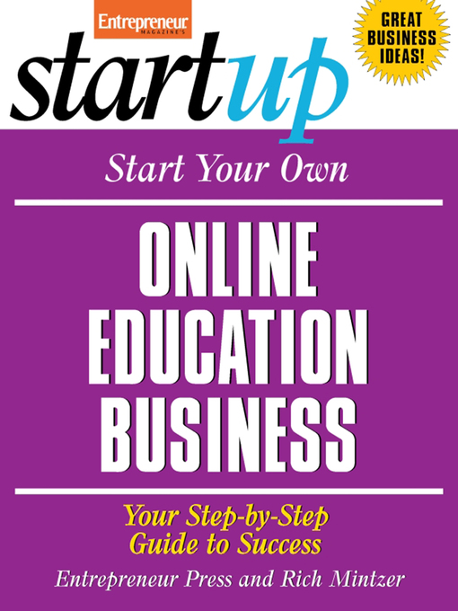 Title details for Start Your Own Online Education Business by Entrepreneur Press - Available